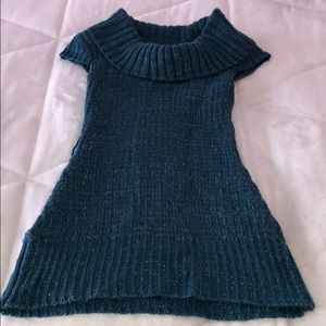 Turquoise Sweater Dress